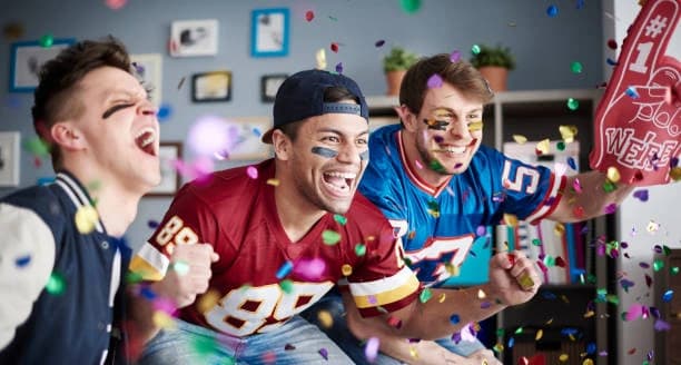 Friends enjoying a game together